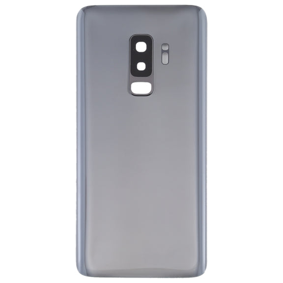 For Galaxy S9+ Battery Back Cover with Camera Lens (Grey)