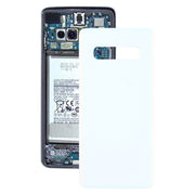 For Galaxy S10+ Battery Back Cover (White)