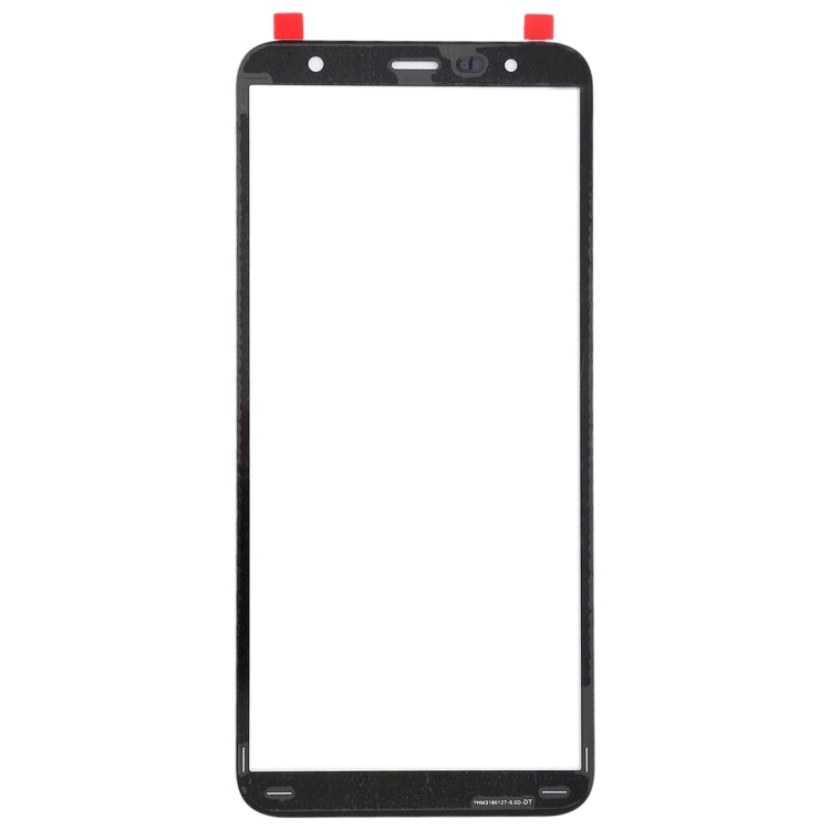 For Galaxy J4+ / J6+ / J610 Front Screen Outer Glass Lens (Black)
