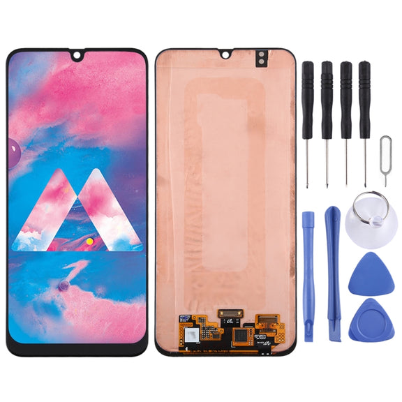 Original LCD Screen for Galaxy M30 with Digitizer Full Assembly (Black)