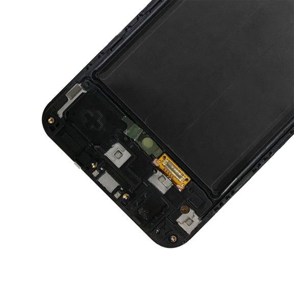 Original LCD Screen with Frame for Galaxy A50 SM-A505F with Digitizer Full Assembly(Black)