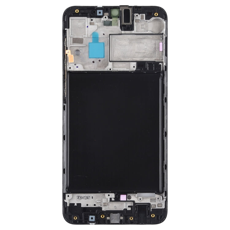 For Galaxy A10  Front Housing LCD Frame Bezel Plate (Black)