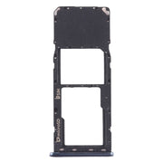 For Galaxy A7 (2018) / A750F SIM Card Tray + Micro SD Card Tray (Black)