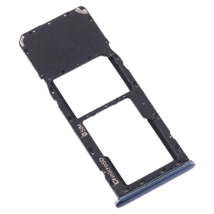 For Galaxy A7 (2018) / A750F SIM Card Tray + Micro SD Card Tray (Black)