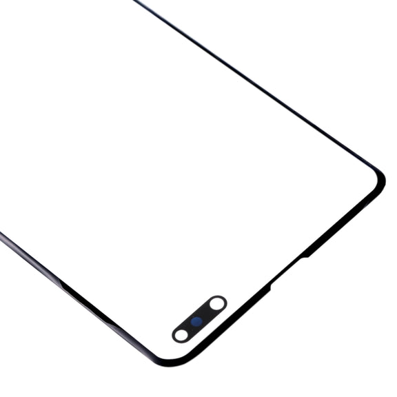 For Galaxy S10 5G  Front Screen Outer Glass Lens (Black)