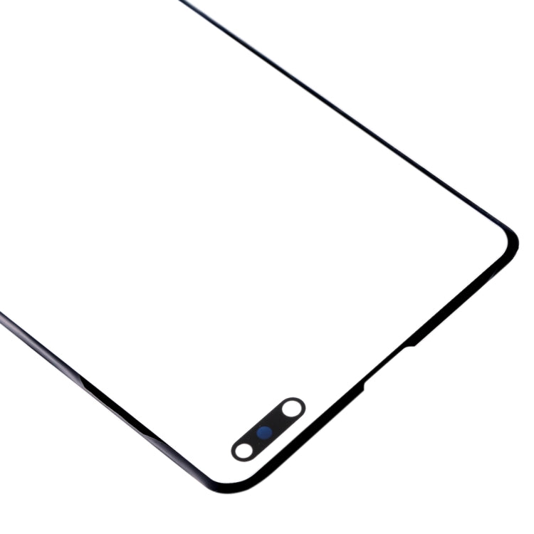 For Galaxy S10 5G  Front Screen Outer Glass Lens (Black)