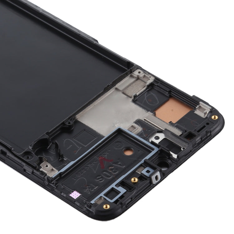TFT LCD Screen for Samsung Galaxy A30s  Digitizer Full Assembly with Frame (Black)