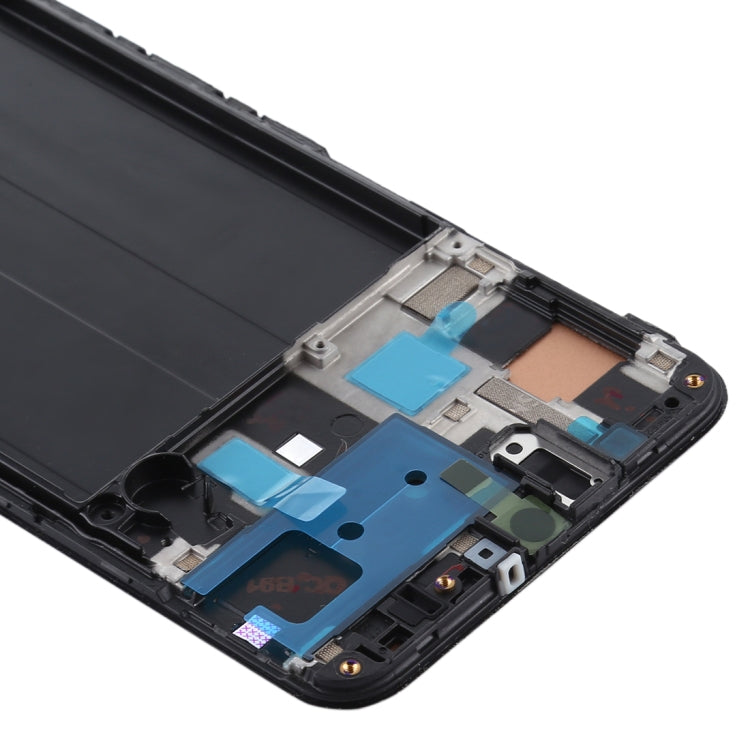 TFT LCD Screen for Samsung Galaxy A50 Digitizer Full Assembly with Frame (Not Supporting Fingerprint Identification)(Black)