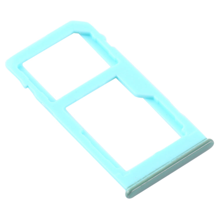 For Samsung Galaxy M40 SM-M405 SIM Card Tray + SIM Card Tray / Micro SD Card Tray (Baby Blue)