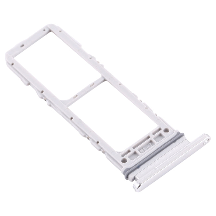 For Samsung Galaxy A90 5G SM-A908 SIM Card Tray + SIM Card Tray (Silver)