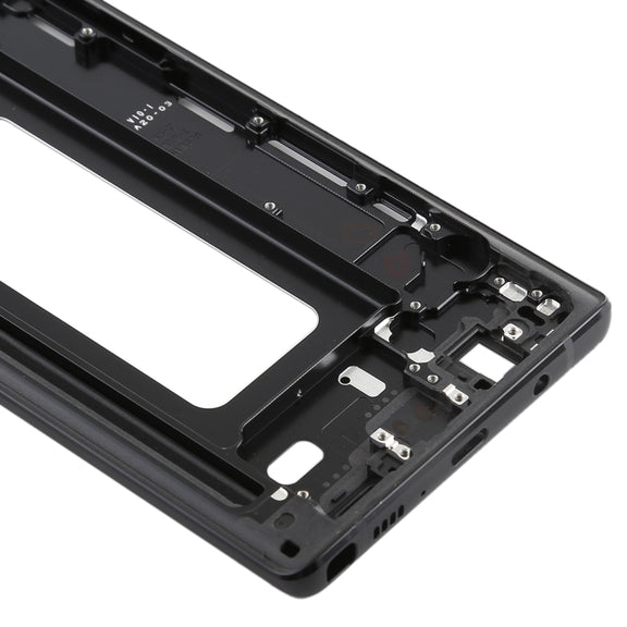 For Galaxy Note9 Front Housing LCD Frame Bezel (Black)