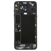 For Galaxy A6+ (2018) / A605 Back Cover with Side Keys & Camera Lens (Black)