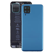 For Samsung Galaxy A12 Battery Back Cover (Blue)