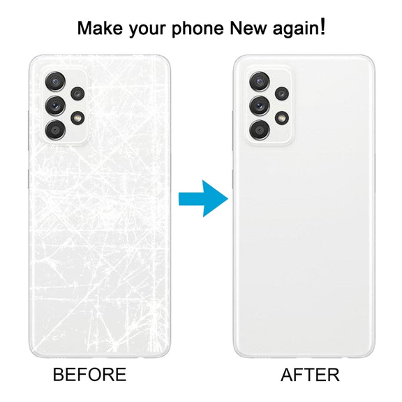 For Samsung Galaxy A52 5G / A52 4G Battery Back Cover with Camera Lens Cover(White)