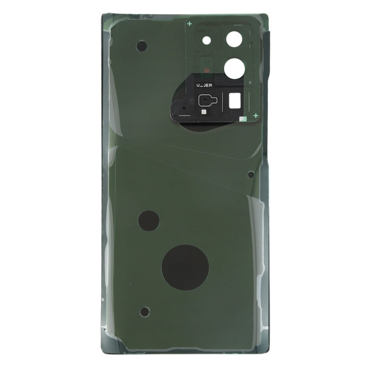 For Samsung Galaxy Note20 Ultra Battery Back Cover with Camera Lens Cover (Black)