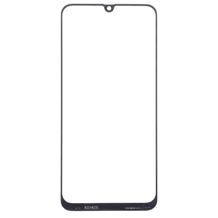 For Samsung Galaxy A50 / A30 / M30 / A4S 10pcs Front Screen Outer Glass Lens (Black)