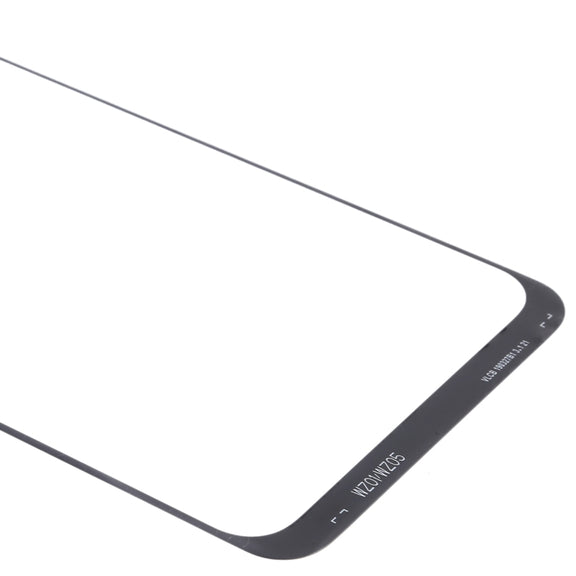 For Samsung Galaxy A50 / A30 / M30 / A4S 10pcs Front Screen Outer Glass Lens (Black)