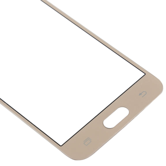 For Samsung Galaxy J5 Prime, On5 (2016), G570F/DS, G570Y 10pcs Front Screen Outer Glass Lens (Gold)
