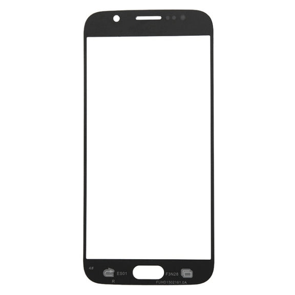 For Samsung Galaxy S6 / G920F 10pcs Front Screen Outer Glass Lens (Dark Blue)
