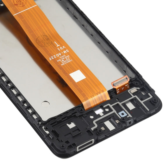 Original LCD Screen for Samsung Galaxy A02 SM-A022 Digitizer Full Assembly with Frame