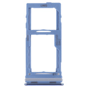 For Samsung Galaxy M52 5G SM-M526B Original SIM Card Tray + SIM Card Tray / Micro SD card tray (Blue)