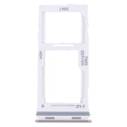 For Samsung Galaxy M52 5G SM-M526B Original SIM Card Tray + SIM Card Tray / Micro SD card tray (White)