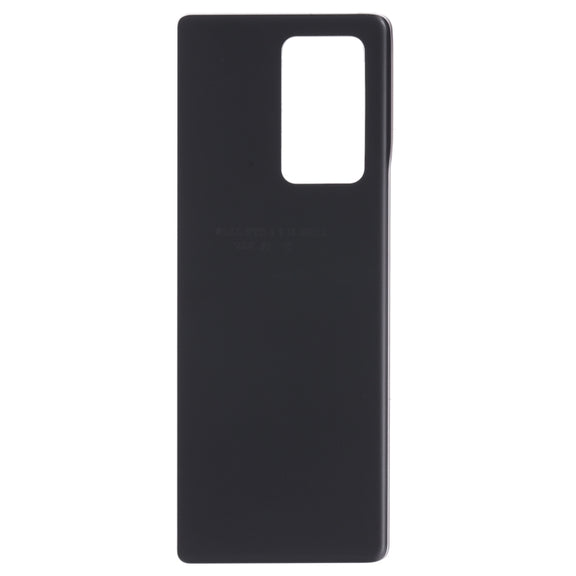 For Samsung Galaxy Z Fold2 5G SM-F916B Glass Battery Back Cover (Black)