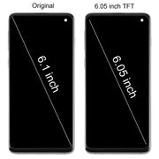 For Samsung Galaxy S10 4G SM-G973F 6.05 inch TFT LCD Screen Digitizer Full Assembly with Frame, Not Supporting Fingerprint Identification(Blue)