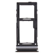 For Samsung Galaxy A72 SM-A725 SIM Card Tray + SIM Card Tray / Micro SD Card Tray (Black)