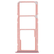 For Samsung Galaxy A04 Core SM-A042F Original SIM Card Tray + SIM Card Tray + Micro SD card tray(Rose Gold)