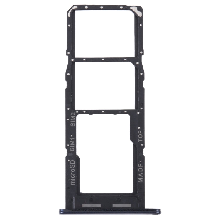 For Samsung Galaxy M14 SM-M146B Original SIM Card Tray + SIM Card Tray + Micro SD Card Tray (Dark Blue)