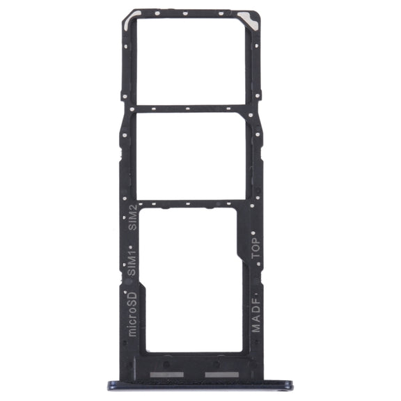 For Samsung Galaxy M14 SM-M146B Original SIM Card Tray + SIM Card Tray + Micro SD Card Tray (Dark Blue)