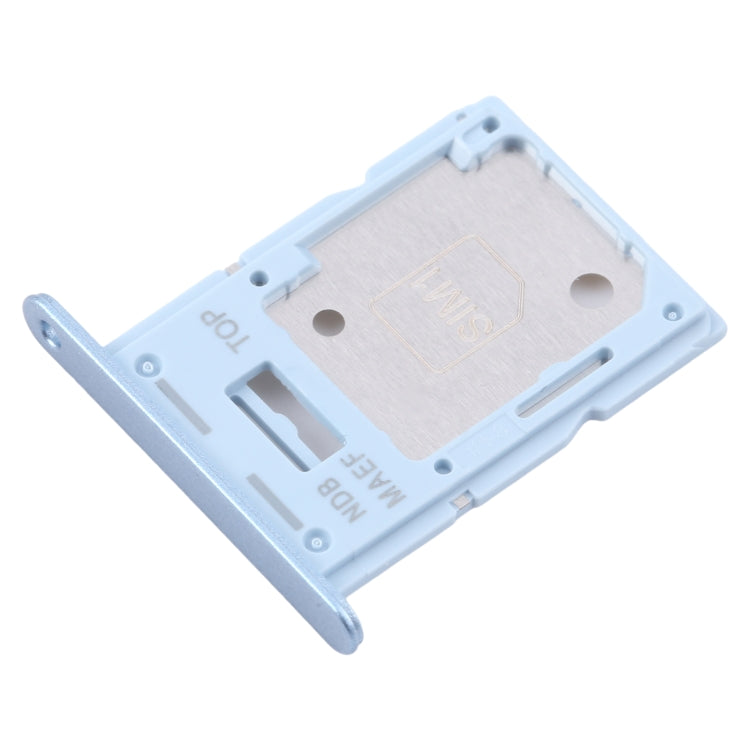 For Samsung Galaxy M15 SM-M156B Original SIM Card Tray + SIM Card Tray / Micro SD Card Tray (Blue)