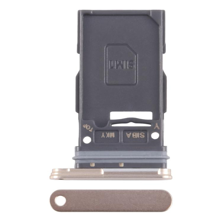 For Samsung Galaxy S24+ SM-S926B Original SIM Card Tray (Gold)
