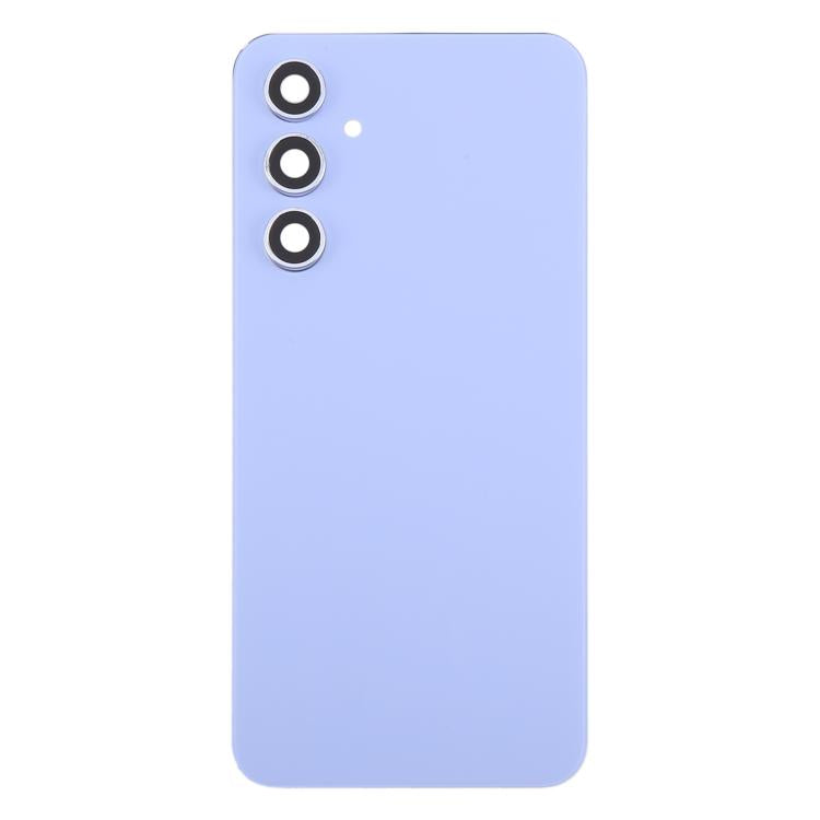 For Samsung Galaxy A54 SM-A546B Battery Back Cover with Camera Lens Cover(Purple)