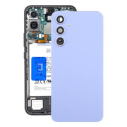 For Samsung Galaxy A54 SM-A546B Battery Back Cover with Camera Lens Cover(Purple)
