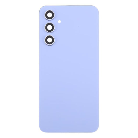 For Samsung Galaxy A54 SM-A546B Battery Back Cover with Camera Lens Cover(Purple)