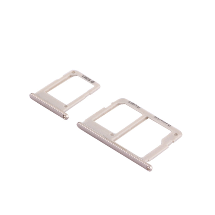 For Galaxy J5 Prime / G570 & J7 Prime / G610 SIM Card Tray + Micro SD & SIM Card Tray (Gold)