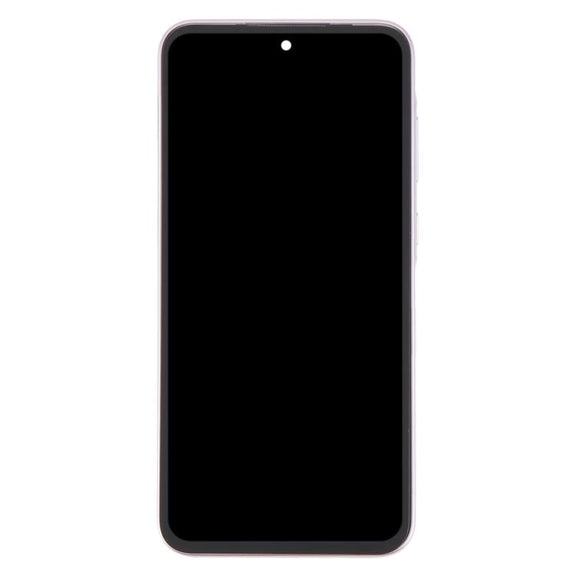 For Samsung Galaxy A35 SM-A356B Original LCD Screen Digitizer Full Assembly with Frame (Pink)