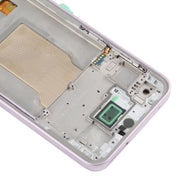 For Samsung Galaxy A35 SM-A356B Original LCD Screen Digitizer Full Assembly with Frame (Pink)