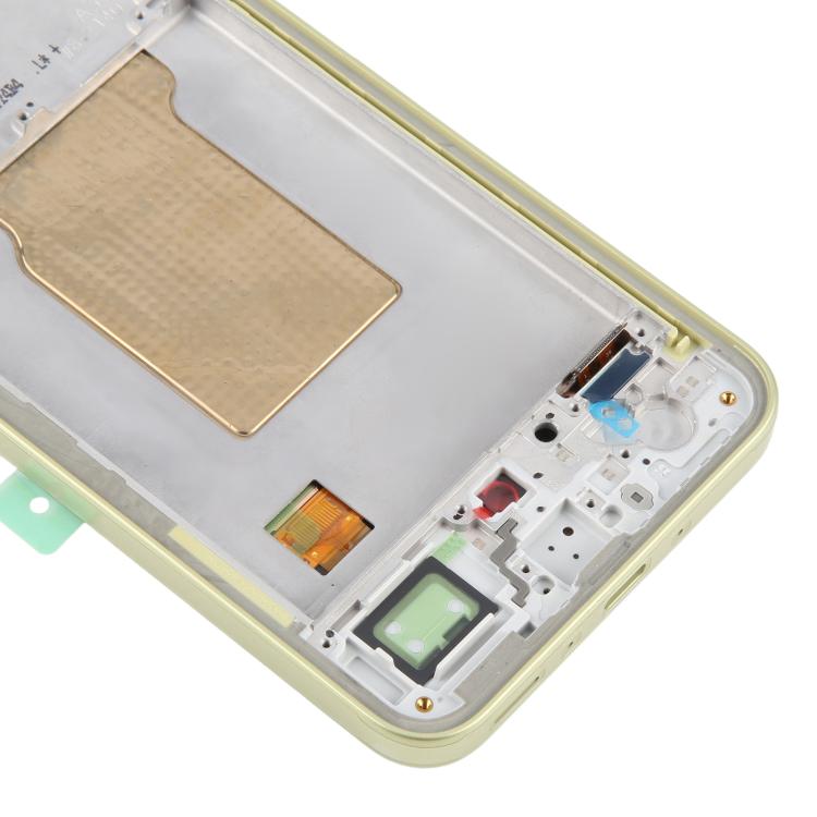 For Samsung Galaxy A35 SM-A356B Original LCD Screen Digitizer Full Assembly with Frame (Light Green)