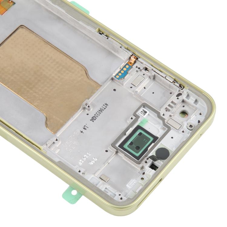 For Samsung Galaxy A35 SM-A356B Original LCD Screen Digitizer Full Assembly with Frame (Light Green)