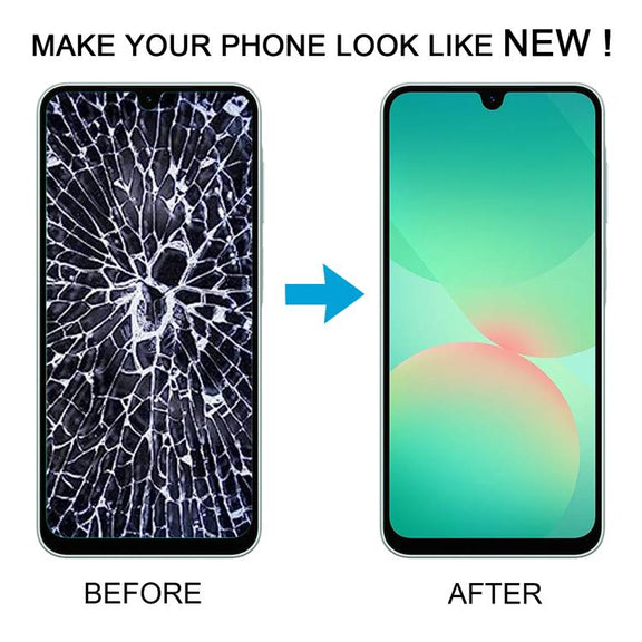 For Samsung Galaxy A26 SM-A266B 6.66 inch OLED LCD Screen Digitizer Full Assembly with Frame (White)