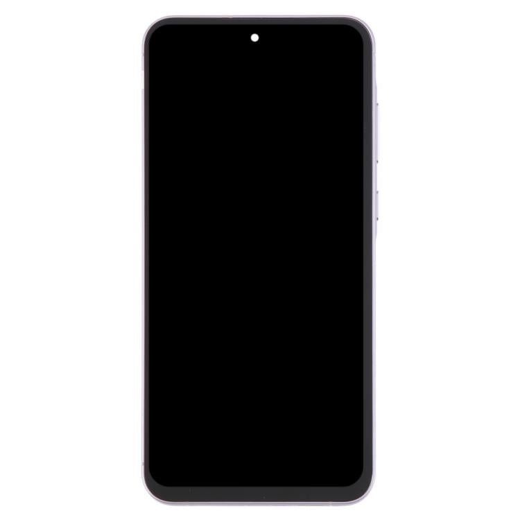 For Samsung Galaxy A55 SM-A556B OLED LCD Screen Digitizer Full Assembly with Frame (Pink)