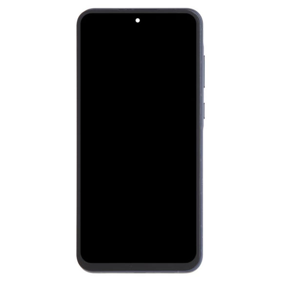 For Samsung Galaxy A55 SM-A556B OLED LCD Screen Digitizer Full Assembly with Frame (Blue)
