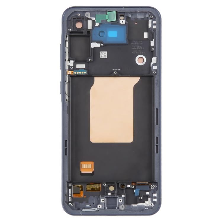 For Samsung Galaxy A55 SM-A556B OLED LCD Screen Digitizer Full Assembly with Frame (Blue)