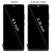 For Samsung Galaxy A51 5G SM-A516 6.36 inch OLED LCD Screen Digitizer Full Assembly with Frame (Pink)