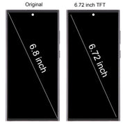 For Samsung Galaxy S23 Ultra SM-S918B 6.72 inch TFT LCD Screen Digitizer Full Assembly with Frame, Not Supporting Fingerprint Identification (Silver)