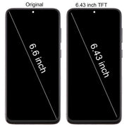 For Samsung Galaxy S23+ SM-S916B 6.43 inch TFT LCD Screen Digitizer Full Assembly with Frame, Not Supporting Fingerprint Identification (Black)