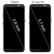 For Samsung Galaxy S8 SM-G950F 5.7 inch TFT LCD Screen Digitizer Full Assembly with Frame (Black)